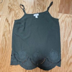 LOFT LOT - Scallop tank & shorts